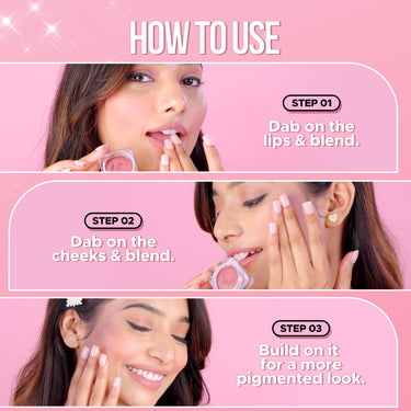 Hilary Rhoda Bloom Mousse Lip N Cheek Tint | Waterproof & Smudge-Proof | 12-Hour Stay | Non-Drying Formula | Mousse Texture | Matte Finish - 5g (Cinnamon chip - Shade 02)